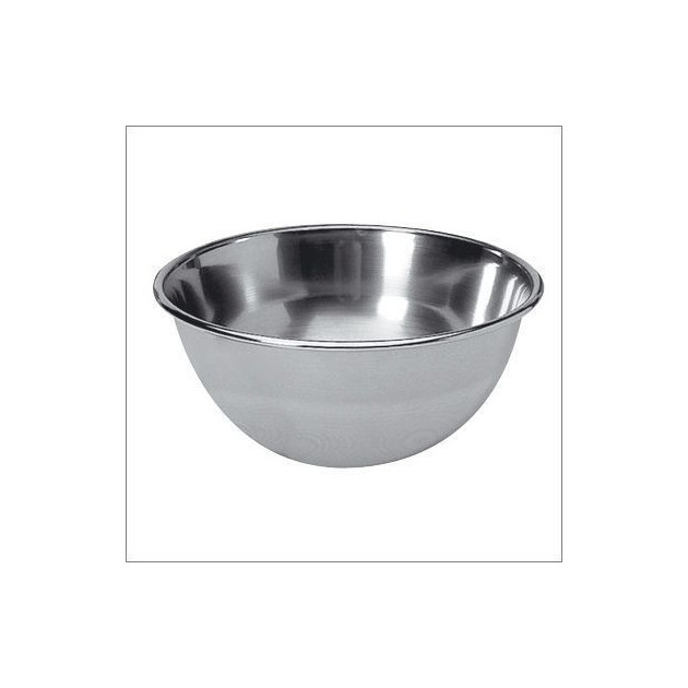 Bassine cul de poule 1/2 ronde inoxydable Bassine cul de poule 1/2 ronde inoxydable