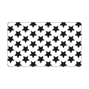 FIN DE SERIE Grille Pochoir Plastique 60x40 cm Etoile