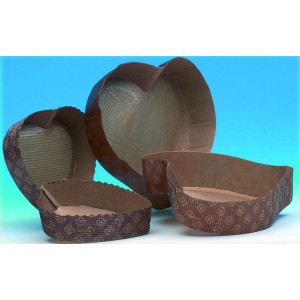 Moules Coeur en Papier 12,9 x 12,5 cm