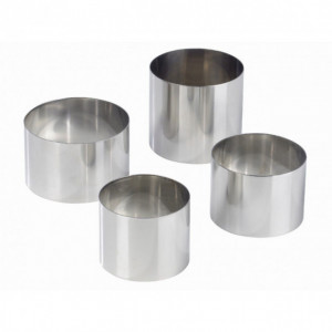 Cercle à Mousse Individuel Inox 5 cm x H 5 cm Mallard Cercle à Mousse Individuel Inox 5 cm x H 5 cm Mallard