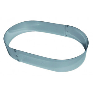 Cadre à Mousse Oblong Inox 18 cm x H 4,5 cm Mallard Cadre à Mousse Oblong Inox 18 cm x H 4,5 cm Mallard