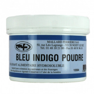 Colorant alimentaire Bleu Indigo E132 Poudre Hydrosoluble 100g