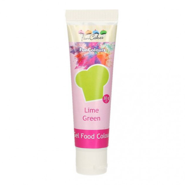 Colorant gel alimentaire Vert citron FunCakes 30 g