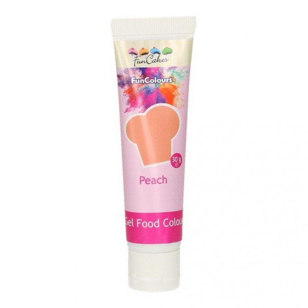 Colorant gel alimentaire Peche FunCakes 30 g