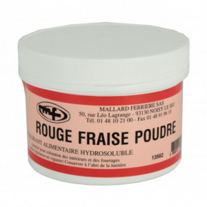 Colorant alimentaire Rouge Fraise E129 Poudre Hydrosoluble 50g Colorant alimentaire Rouge Fraise E129 Poudre Hydrosoluble 50g
