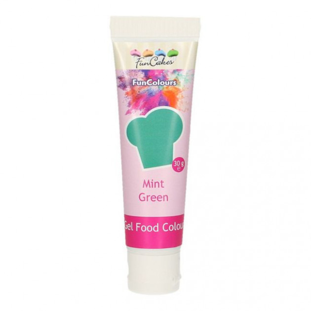 Colorant gel alimentaire Vert menthe FunCakes 30 g