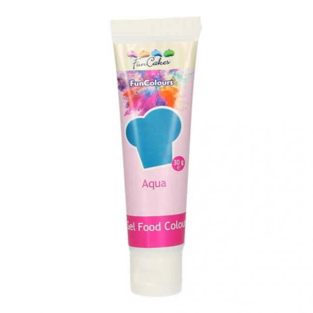 Colorant gel alimentaire Bleu eau FunCakes 30 g