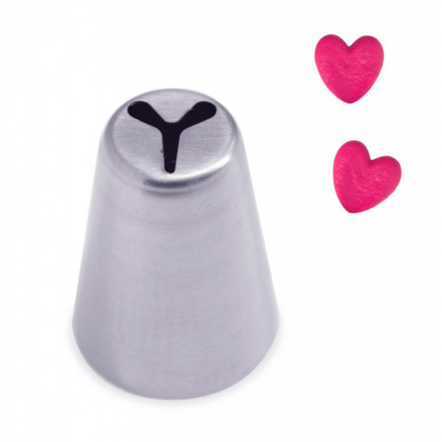 Douille Patisserie Inox Coeur ScrapCooking
