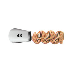 Douille pâtissière effet tressé Wilton (n°48) Inox Douille pâtissière effet tressé Wilton (n°48) Inox