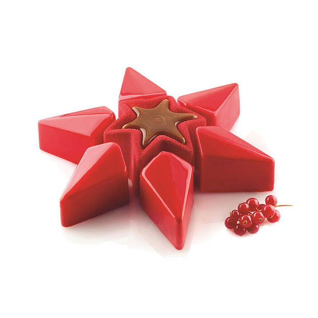 Exemple de realisation avec le Kit etoile Silikomart Exemple de realisation avec le Kit etoile Silikomart