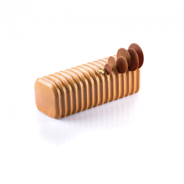 BÃ»che Doree Originale realisee avec le moule silikomart pro