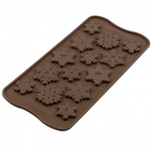 Moule à Chocolat 14 Flocons Easy Choc - Silicone Spécial Chocolat Moule à Chocolat 14 Flocons Easy Choc - Silicone Spécial Chocolat