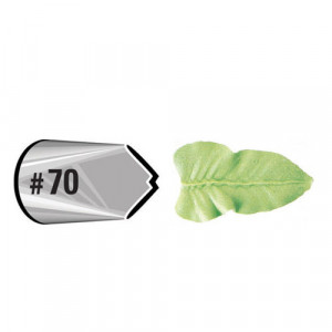 Douille pâtissière effet feuille Wilton (n°70) Inox Douille pâtissière effet feuille Wilton (n°70) Inox