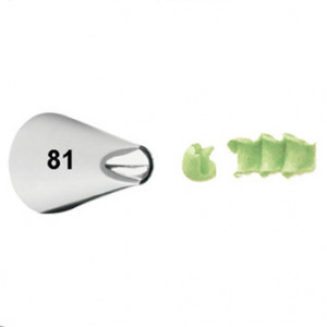 Douille pâtissière effets spéciaux Wilton (n°81) Inox Douille pâtissière effets spéciaux Wilton (n°81) Inox
