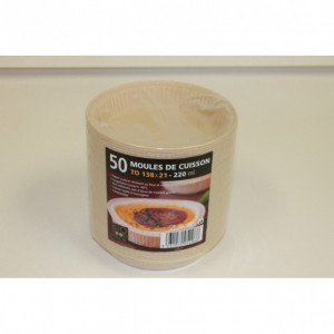 Moule de cuisson papier 138 mm - 220 ml Bio Food Pack Moule de cuisson papier 138 mm - 220 ml Bio Food Pack