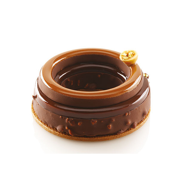 Preparation avec le Moule Anneaux Silikomart