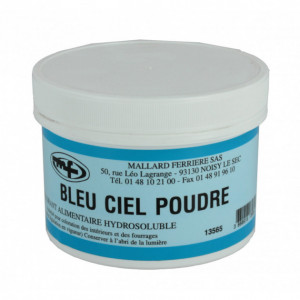 Colorant alimentaire Bleu Ciel E133 Poudre Hydrosoluble 100g