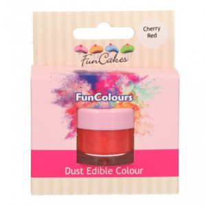 Poudre comestible Rouge cerise 2,5 g FunCakes Poudre comestible Rouge cerise 2,5 g FunCakes