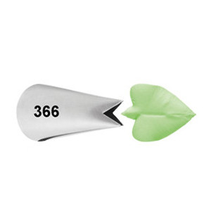 Douille pâtissière effet feuille Wilton (n°366) Inox Douille pâtissière effet feuille Wilton (n°366) Inox
