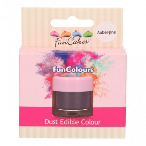Poudre comestible Aubergine 1,5 g FunCakes Poudre comestible Aubergine 1,5 g FunCakes