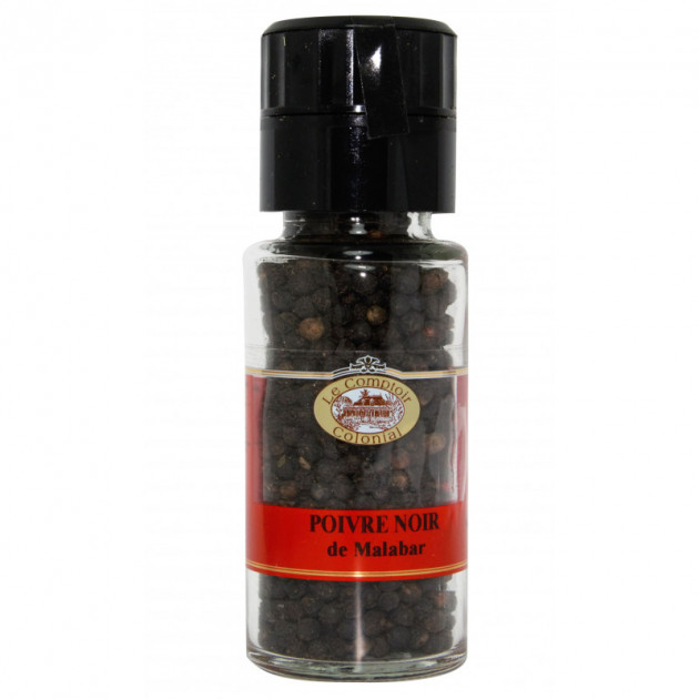 Poivre Noir Malabar 50 g Le Comptoir Colonial
