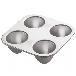 FIN DE SERIE Mini moule conique bombé à 4 empreintes Wilton FIN DE SERIE Mini moule conique bombé à 4 empreintes Wilton