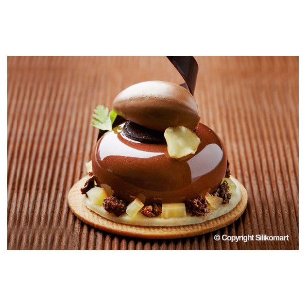 Realisation avec le Moule 8 Ronds Bombes