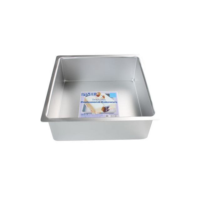 Moule Carre Ultra Profond 10 x 10 cm PMEMoule Carre 10 x 10 cm H.10 cm Aluminium PME