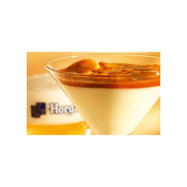 Panna cotta chocolat blanc Callebaut