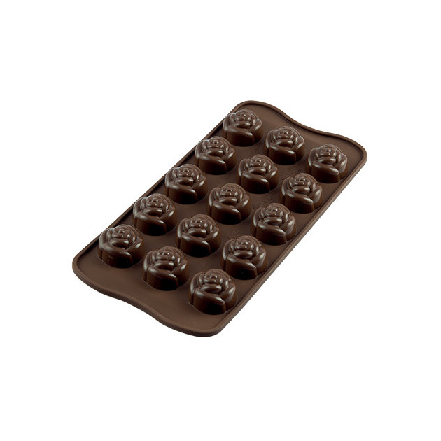 Moule a Chocolat 15 Roses Easy Choc - Silicone Special Chocolat