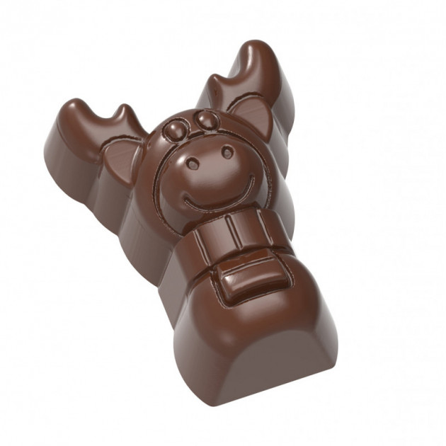 Moule Chocolat Renne Rudolph 3.9 cm (x18) Chocolate World