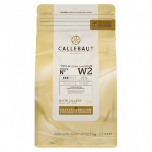 Chocolat Blanc 28% W2 1kg Callebaut Chocolat Blanc 28% W2 1kg Callebaut