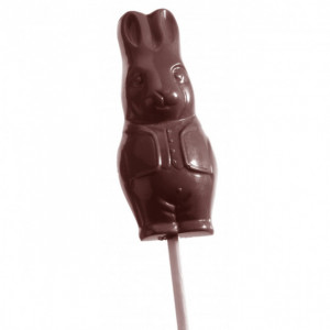 Moule Sucette Chocolat Lapin 74 mm (x9) Chocolate World Moule Sucette Chocolat Lapin 74 mm (x9) Chocolate World