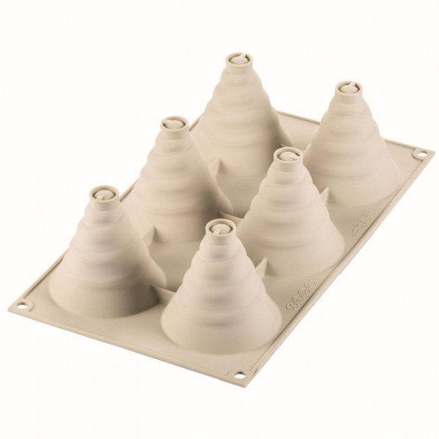 Moule Silicone 6 Cones Soffice Incanto Silikomart 3D Design
