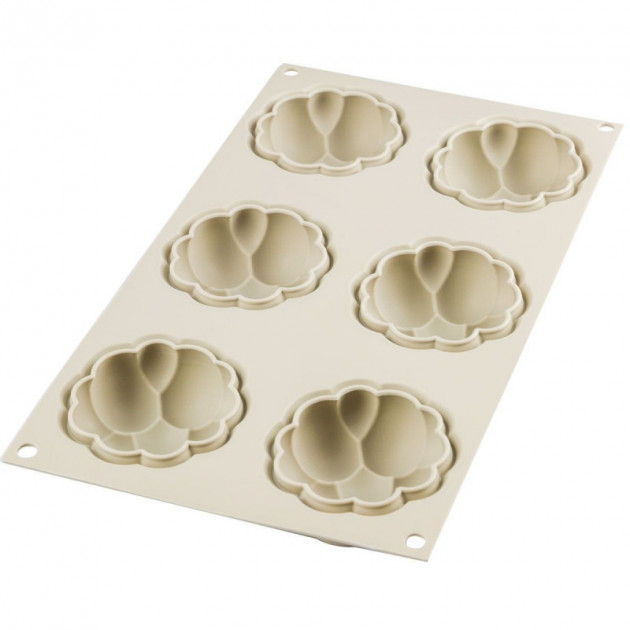 Interieur du mini Moule Silicone Bulle Bollicine Silikomart 3D Design