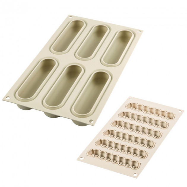 Kit Moule Silicone Pop Eclair (x2) Silikomart 3D Design