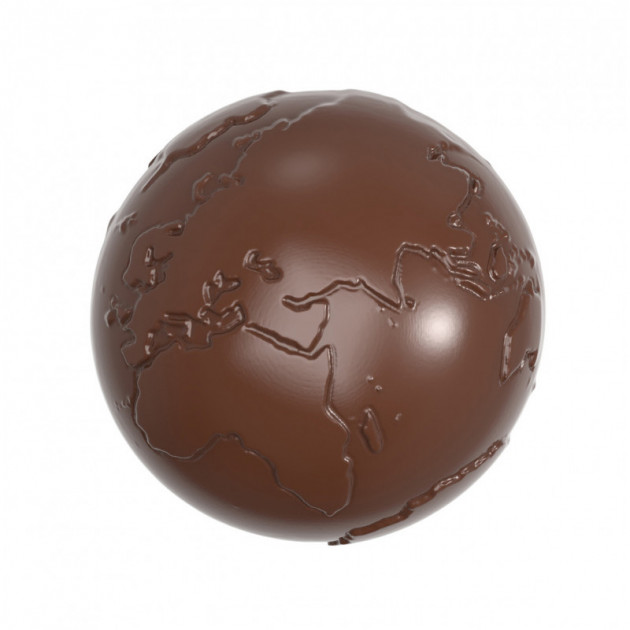 Moule Chocolat Globe Terrestre Ã˜ 50 mm (x8) Chocolate World