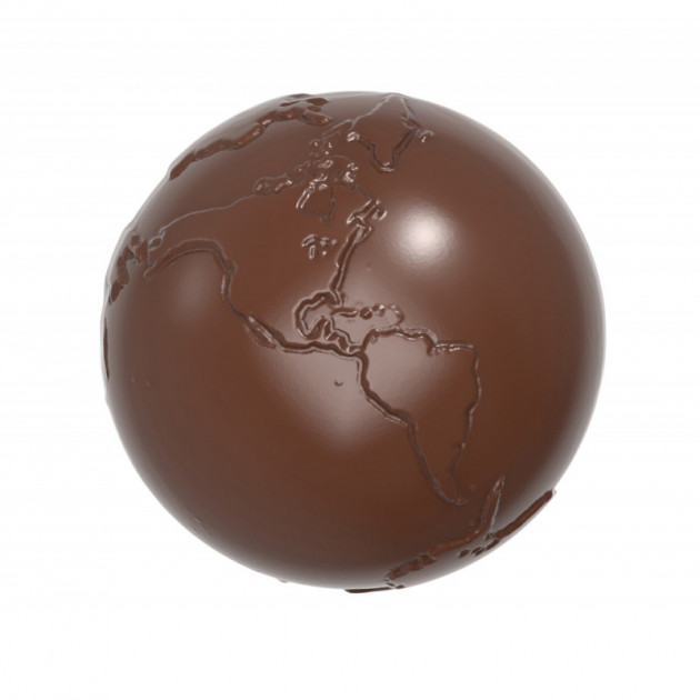 Deuxieme face du Moule Chocolat Globe Deuxieme face du Moule Chocolat Globe