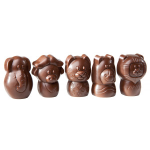 Moule Chocolat Animaux Savane 38,5 mm (x15) Chocolate World Moule Chocolat Animaux Savane 38,5 mm (x15) Chocolate World