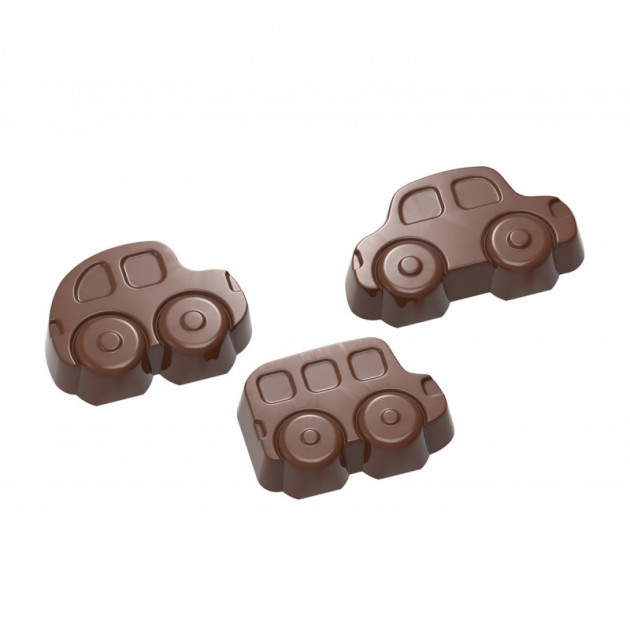 Moule Chocolat Voitures 37.5 mm (x24) Chocolate World