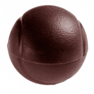 Moule Chocolat Balle de Tennis Ø 60 mm (x8) Chocolate World Moule Chocolat Balle de Tennis Ø 60 mm (x8) Chocolate World