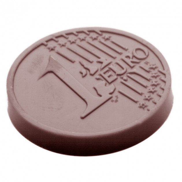 Moule Chocolat Piece 1 Euro Ã˜ 35 mm (x21) Chocolate World