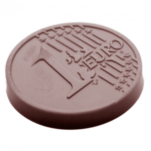 Moule Chocolat Pièce 1 Euro Ø 35 mm (x21) Chocolate World -  , Achat, Vente