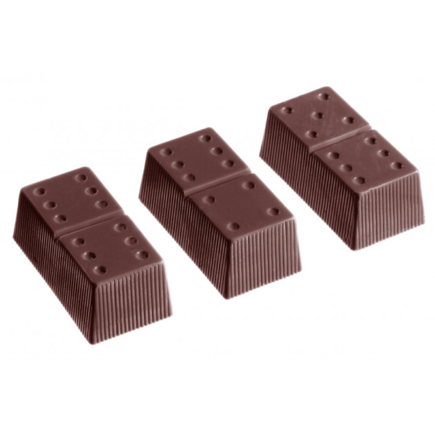 Moule Chocolat Domino 41 x 21 mm (x24) Chocolate World