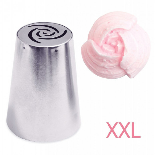 Douille Inox XXL Rose Scrapcooking