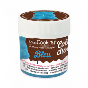 Colorant Alimentaire en Poudre Liposoluble Bleu 5g Color'Choco Scrapcooking Colorant Alimentaire en Poudre Liposoluble Bleu 5g Color'Choco Scrapcooking