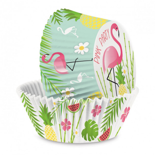 Caissette Cupcakes Flamant Rose (x36) Scrapcooking