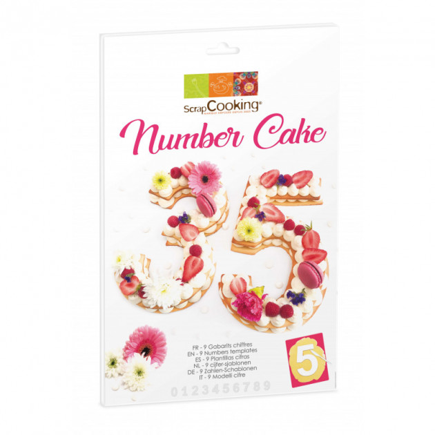 Kit Number Cake 28 cm Scrapcooking