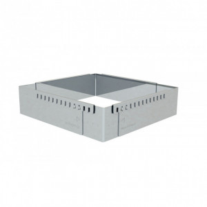 Cadre Pâtissier Extensible Inox 20 à 37 cm De Buyer Cadre Pâtissier Extensible Inox 20 à 37 cm De Buyer