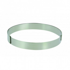 Cercle Pâtisserie Réglable Inox Ø18 à 36 cm H.3 cm De Buyer Cercle Pâtisserie Réglable Inox Ø18 à 36 cm H.3 cm De Buyer